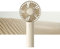 JISULIFE Handheld Mini Fan, Portable and Small with 3 Speeds, USB Rechargeable Battery Operate for Outdoor, Indoor, Makeup, Commute, Office, Travel, Concerts, Gifts for Women Men- Beige