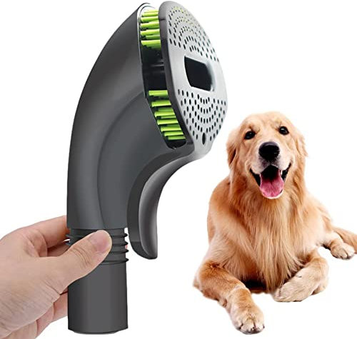 Hundebürste 3,2 cm Weiche Katzen Hunde Entfilzungskamm Professionelle Haustier Hund Fellpflege Bürste Staubsauger Aufsatz Unterfellrechen für kurze bis lange Haare
