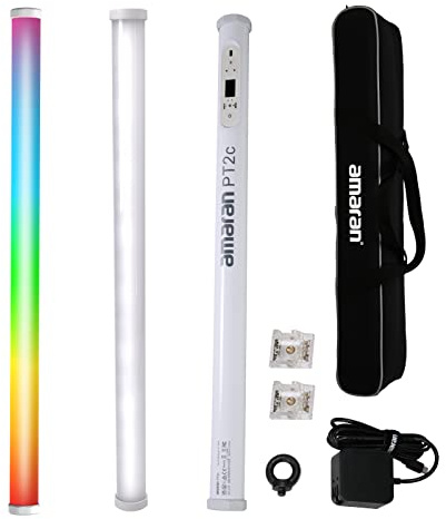 Aputure Amaran PT2c,Pixel Tube Light, 8 RGBWW Pixels Tube Video Light,16W Power (60cm/23.6Inch) Amaran T2C