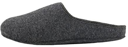 Hollert Filzpantoffeln FYNN Herren Slipper Puschen Schlappen federleichte gemütliche warme Schuhe Größe 44 EU, Farbe Anthrazit