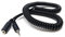 DRUT 3m 3.5mm Stereo Jack to 3.5mm Socket Headphone, Speaker, HI-FI Extension Coiled Cable Lead 10ft