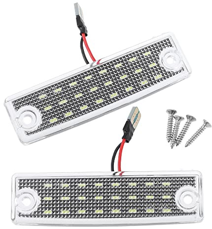 X AUTOHAUX 2pcs LED License Plate Light for Toyota 4Runner 1996-2022 | for Toyota Sequoia 2001-2022, 6000K White