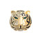 Punk Tier Revers Brosche Pins für Herren, Löwe Tiger Kopf Mantel Kragen Brosche Strass Kristall Revers Pin Charm Revers Pin Brosche Sicherheitsnadel Anzug Zubehör, Large, Metall, Kristall