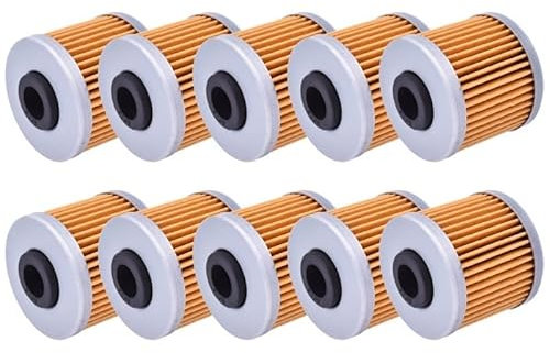 【Parti】 Filtro dell'olio per moto Kymco Scooter 125 200i 300i 350i Downtown 125i 150 200i 300i People GT i.e 125 K-XCT Super Dink 09-17 (colore: 1 pezzo giallo)
