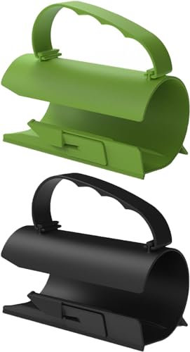 Lot de 2 coupe-papier cadeau avec poignée, coupe-papier cadeau, tube à outils coulissant, coupe-papier cadeau de Noël, coupe-papier cadeau coulissant pour papier d'emballage de vacances
