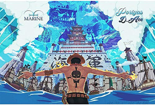 ANSNOW One Piece Anime Jigsaw Puzzles 1000 Piece Wooden Intellectual Puzzle Gift Toys Anime Poster Wall Art Picture for Home Decoration Kids Family Birthday Gift
