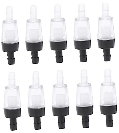 minkissy 20stücke Aquarium-luft-rückschlagventil Fischtank-checkventil Kunststoffventil Für Aquarium-luftpumpen Schützt Vor Rückflusshydrostatischem Druck