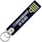 CLJ - Porte-clés - Commandant de Bord - Captain - Bleu Marine - Grades Aviation Civile - Élégance Française