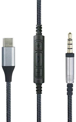 NewFantasia USB C Audio Cable Compatible with Beats Solo3, Solo Pro, Studio Pro, Studio3 Detox Mixr Executive Headphone, Remote Volume Mic Compatible with iPhone 15/15 Pro, Compatible with iPad 10th
