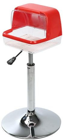 Baoblaze Gym Chalk Stand Weightlifting Chalk Bucket Holder Adjustable Height Large Gymnastics Chalk Holder for Training Sports Barbell, Red
