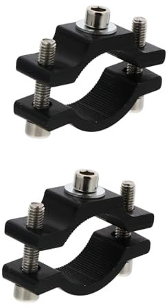 HANABASS 2pcs Handlebar Clamp Mount Extender Holder for Motorbike Led Light Fixture for Motorcycle Handlebar Extension Mount and Cycle Accessories
