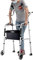 Gehhilfe, Stand-Up-Walker, Gehhilfe für ältere Menschen, Gehhilfen mit Rädern und Sitz, Gehhilfen für Erwachsene und Senioren