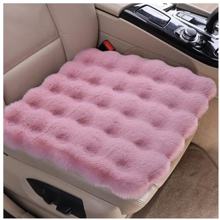 JNNJ Auto Warm Sitzkissen Abdeckung, Auto rutschfest Sitzauflagen Winter, Winter Weicher Komfortable Autositzkissen Warme Sitzauflage Verdickendes Für Autositz, Universal Auto Sitzauflagen(Rot)