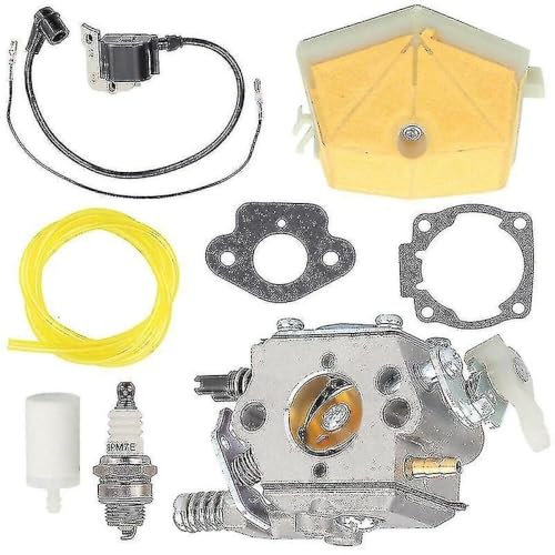 Carburetor Kit For Husqvarna 50 51 55 61 254 257 261 262 Chainsaw Walbro Wt170 Carburetor Spark Plug Fuel Filter Carburetor New