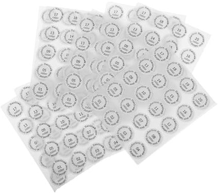 ADOCARN 10pcs Lipstick Tube Stickers Self-adhesive Color Labels for Makeup Organization and Easy to Apply for Lipstick Shade Identification and Storage