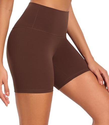 wirarpa Radlerhose Damen High Waist Kurz Leggings Sporthose Blickdicht Shorts Fitness Yoga Hose