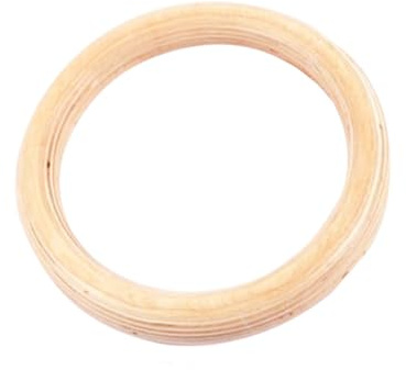 Duqulle Turnringe Holz Für Calisthenics, Gymnastik - Gymnastikringe Ringe Turnen Für Fitness 32mm, Für Heimfitnessstudio, Zugtraining, Klimmzüge Und Dips (Hebeseil Nicht Im Lieferumfang Enthalten)