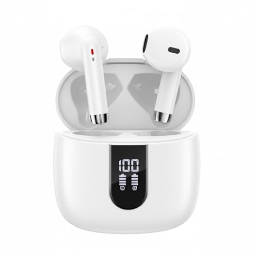 Wireless Earbuds For For Blackview COLOR 6/BV6200 PLUS/BL7000/BV5300 PRO/BV4800 SE/WAVE 8/Shark 8 (BT010) Wireless Bluetooth 5.3 Earbuds with Microphone Pop-ups Auto Pairing Stereo Sound Headset