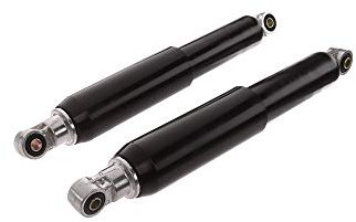 SWH Set: Federbeine hinten für Soziusbetrieb, 307mm, schwarz - Simson KR51 Schwalbe, SR4-2 Star