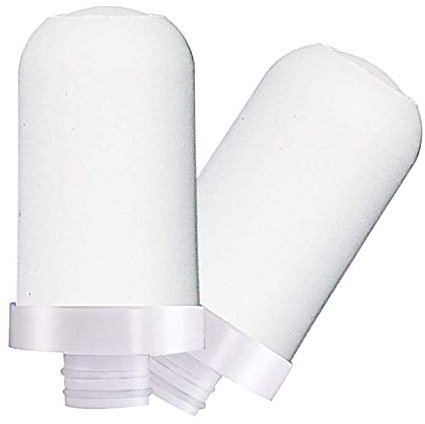 Slickbox Cartouche de Filtre à Eau de Remplacement pour Système de Filtration Robinet, 8 Filtration de Couches avec Matériau Ultra Absorbant (Blanc, Paquet de 2)