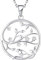 Starnny Collana Donna Argento 925 Collana Albero della vita Uccello with Placcato Oro Rosa Bianco Regali di Gioielli per Donna