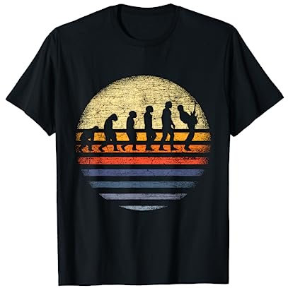Guitarrista Evolution Guitarrista Camiseta