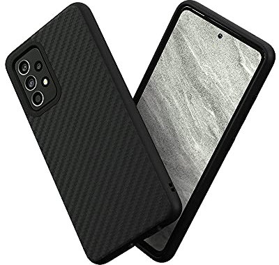 RhinoShield Case kompatibel mit [Samsung Galaxy A52 (4G / 5G)] | SolidSuit - Stoßdämpfende & schlanke Schutzhülle mit Premium Finish - 3.5 Meter Fallschutz - Karbonfaser Textur