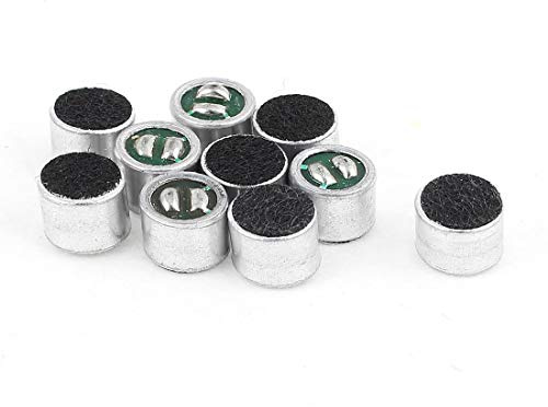 NEW LON0167 10pcs 5mm x 6mm SMD Mini MIC Electret Microfono condensatore Pickup(10 stücke 5mm x 6mm SMD Mini MIC Electret Mikrofon Kondensator Pickup