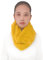 Lina & Lily Winter Loop Schal Snood Damen aus Kunstpelz (Senfgelb)