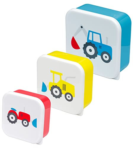 Puckator LBOX76 Lunch Box, Polypropylene, 1 Cubic_Centimeters, Blue