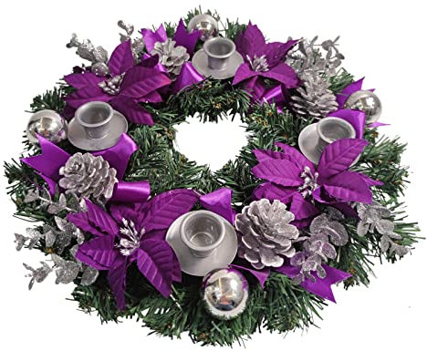 Weihnachtskranz Advent (lila)