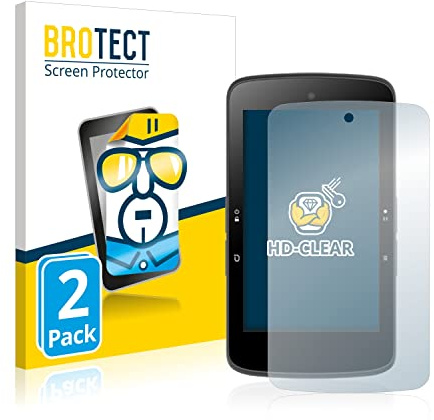 BROTECT Schutzfolie für Bryton Rider S800 | 2 Stück Transparenter Displayschutz Made in Germany Klare Displayschutz-Folie Clear Einfache Montage Case-Friendly