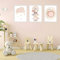 Bilder Kinderzimmer Poster Babyzimmer Mädchen Deko Boho Wandbilder Nummer Stern Ohne Rahmen für Wohnzimmer Schlafzimmer Wandbild Kinder Junge Mädchen