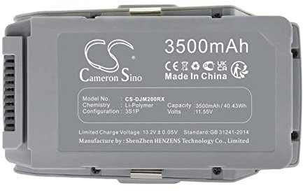 Cameron Sino Akku für DJI Air 2S, Mavic Air 2 PN:DJI PB2 3500mAh / 40.43Wh