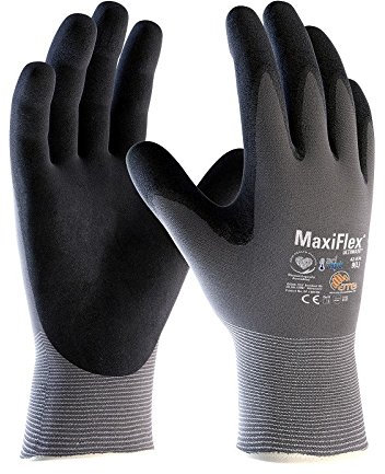Generisch MaxiFlex Ultimate 42-874 Ad - APT Nylon-Strickhandschuhe mit Antitranspirant-Effekt Arbeitshandschuh Montagehandschuh (9 (L))
