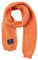 Pesaat Winter Schal Baby Kinder Strickschal 100% Baumwolle Warmes Langer Halstuch Mädchen Jungen Weicher Schön Schals (Orange)