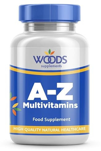 A-Z Multi-Vitamins (360 Tablets) from Woods Supplements | Includes Vitamin A Right Through to Zinc | High Potency one a Day Tablet
