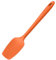 U-Taste Spatule à Cuillère en Silicone: 250℃ Résistante à la Chaleur Maryse en Caoutchouc sans Soudure Flexible, Cuisson Ustensile de Cuisine pour Mélanger Remuer Racler (29cm, Orange)