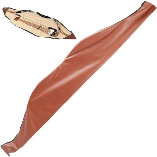 Bogenschießen-bogentasche, 60 Zoll, Traditioneller Langbogen, Recurve-bogenetui, Leder-Bogen-Tragetasche Für Outdoor-schießen, Jagd