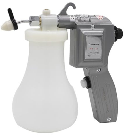 MiBoce Textile Cleaning Spray Gun, 40W Electric Textile Spot Cleaning Gun, with Adjustable Nozzle, 1.2L Spray Gun Kettle, for Textile Screen Printing