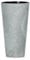 Stolmet Tall Flower Pot, Round Planter, Concrete Effect Style, Perfect for Home and Garden Decoration, Capacity of 3.3L to 64L (Concrete, 8 Litres)