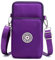 Aucuu Handytasche zum Umhängen Damen，Nylon Kleine Umhängetasche mit Kopfhörer Eingang，Mini Crossbody Schultertasche Handytasche，Handy Schultertasche ür Handy unter 7 Zoll