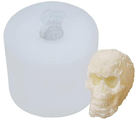 JOERBABU Silikonform, Halloween-Form, Bräutigam, Braut, Teufel, Kürbis, Totenkopf, Kerze, Epoxidharz, handgefertigt, Seife, Gips, Silikonform, Ornamente, Heimdekoration, Gießwerkzeug