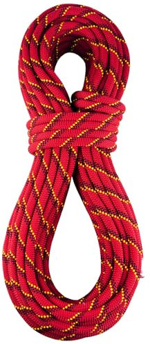 BlazeBeam Static Climbing Rope 11mm UIAA Static Line Rappelling Rope 15M (50ft) Nylon Kern Mantle Rope for Escape Rope Rock Climbing, Mountain Tree Climbing, Hauling, Rescue