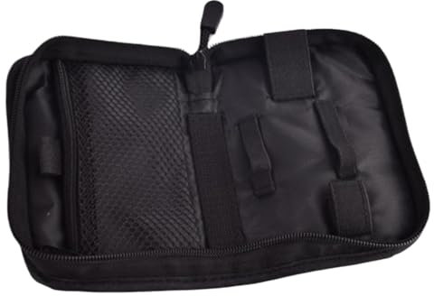 Weduspaty Diabetes Testing Kit, Diabetes Travel Case, Polyester Diabetic Travel Case Organizer 4.5x6 Carrying Bag Zippered Portable Travel Blood Glucose Monitor Case Storage Bag, Diabetic Travel Case