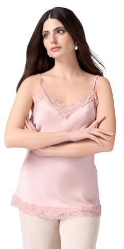 Oltre: Top Lingerie in Raso e Pizzo Rosa. S Stagione Primavera Estate 2025.