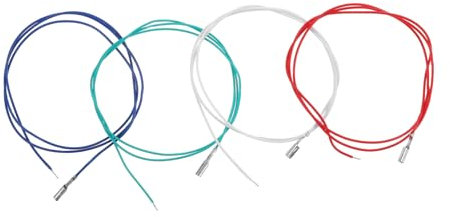 BESTonZON 4stücke Stereo Headshell Kabel Mit Kupferdraht Ersatzkabel Für Plattenspieler Und Phonographen Klare Audioübertragung Für Heim Anwendungen