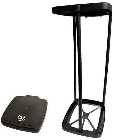 OLPRO Collapsible Camping Bin Frame – Folding Bin Frame for Camping, Caravan, Campervan or Motorhome – Pop Up Rubbish Bag Holder Hoop – Portable, Lightweight Outdoor Waste Disposal