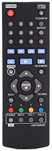 Mtlavishness AKB73896401 Remote Control for LG Replacement DVD Player Remote Control for BP340 BP135 BP335W