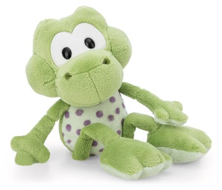 NICI Kuscheltier Frosch Fridolin Frog 25cm - grün - Weiches Plüschtier – niedliches Stofftier zum Kuscheln & Spielen – tolle Geschenkidee für Kinder & Erwachsene - 62268